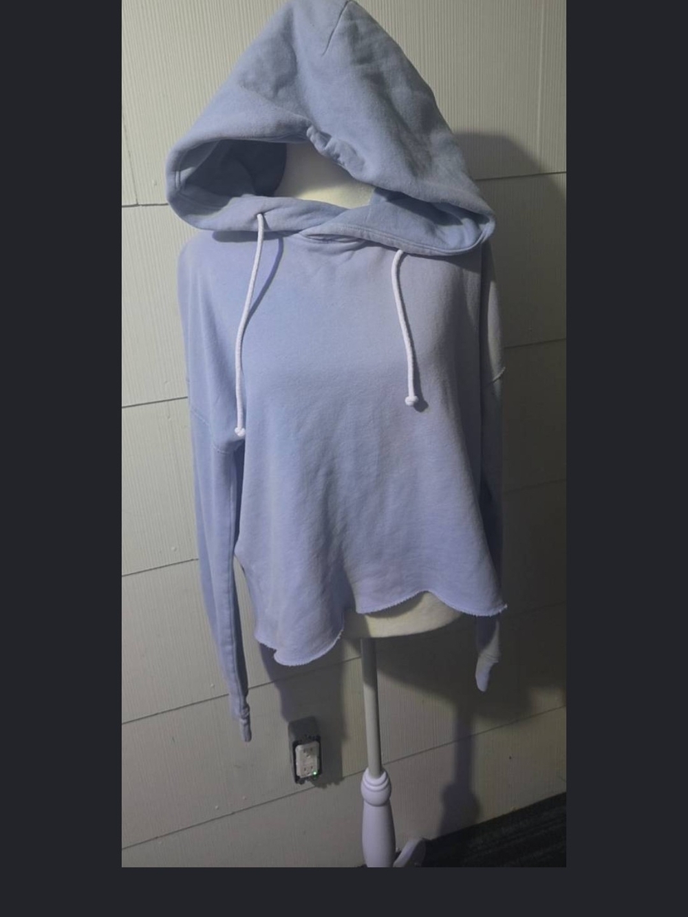 Abercrombie & Fitch Light Blue Hooded Pullover